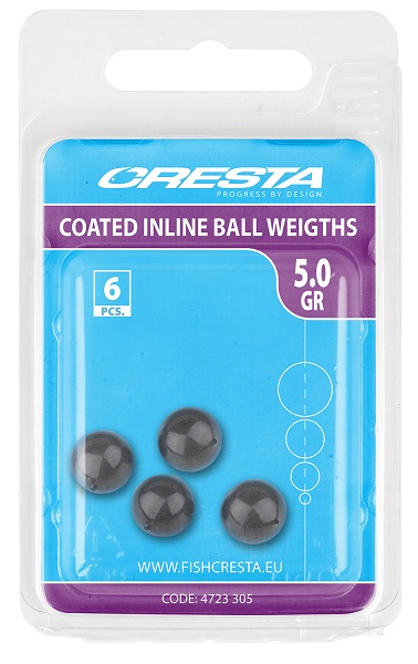 Billes percées Coated Inline Ball pecheexpert Cresta