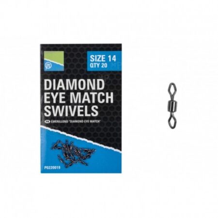 emerillon diamond eye match swivels p022001 Preston pecheexpert