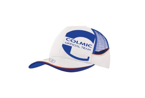 casquette colmic orange séries white mesh cap pêche expert