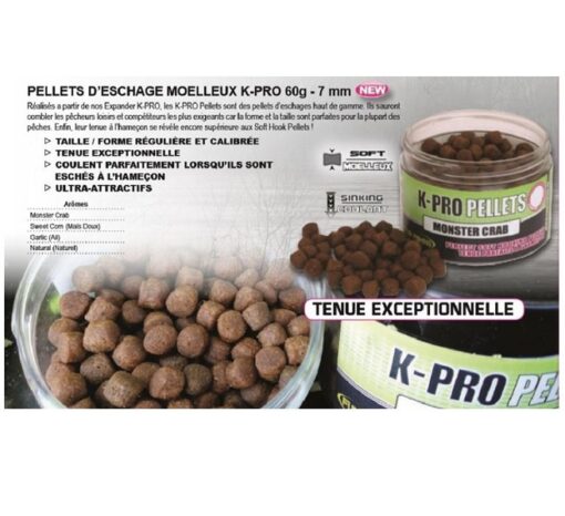 Pellets eschages K-pro 60g 7mm pecheexpert