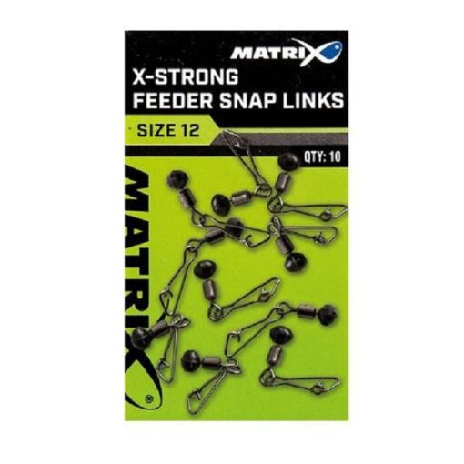 Perle avec agrafe fort Matrix X-Strong Feeder Bead Snap Links GAC373
