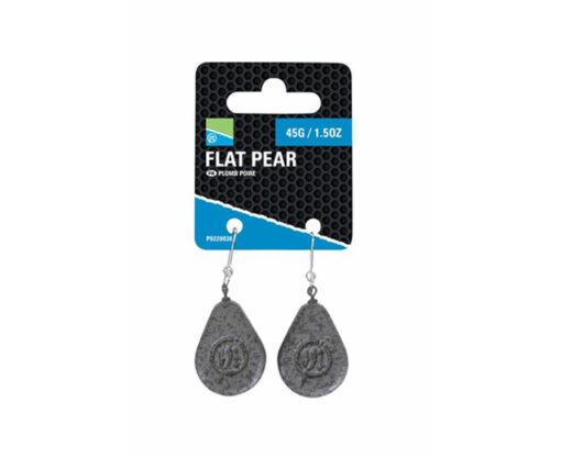 Plombs feeder plat preston FLAT PEAR LEADS