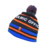 bonnet avec ponpon colmic orange bleu official team pêche expert