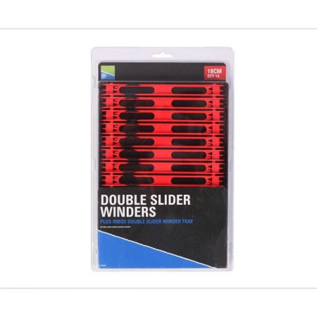 double slider winders preston 18cm peche-expert