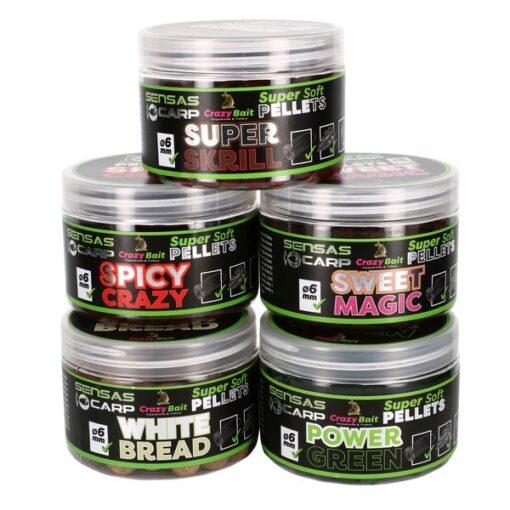 Pellets sensas Super Soft pellets crazy bait spicy crazy pecheexpert