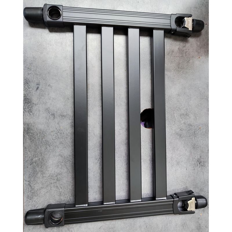 Plate-forme Rive D.36 - OPEN 2/4 Anodisé noir (2 étriers OPEN, sans pied)