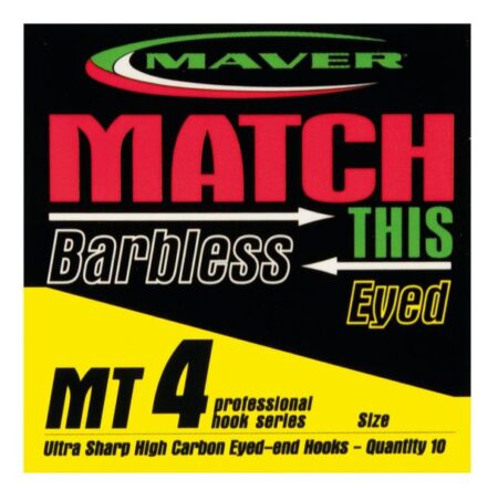 Hameçon MT4 Barbless Maver pecheexpert