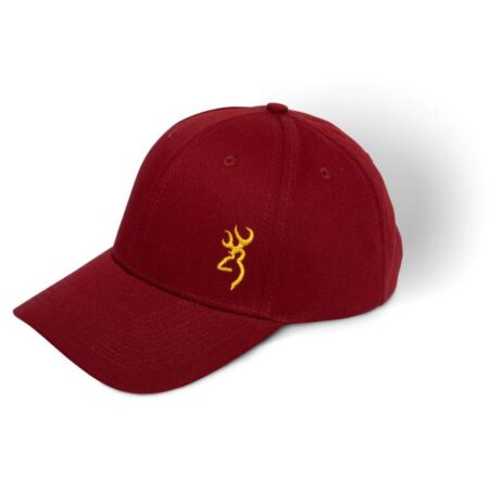 casquette browning baseball bordeaux coton pêche-expert