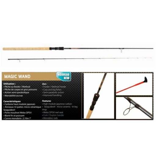 canne feeder magic wand rive peche expert