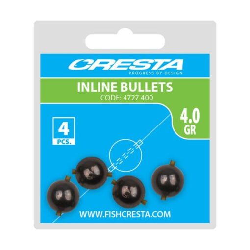 bille percée cresta in-line bullets coated balle pêche-expert