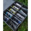 Boîte de rangement Matrix Storage Boxes avec compartiments modulables pour feeders flotteurs et accessoires de pêche