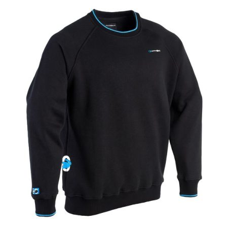 sweat garbolino col rond pêche expert 80's anniversaire