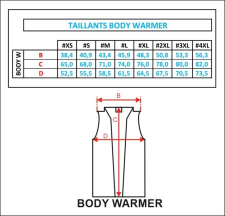 body warmer garbolino veste sans manche 80's pêche-expert