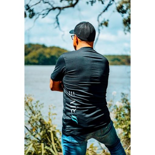 t-shirt rive 2025 black noir pêche expert