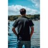 Polo rive 2025 noir black pêche-expert