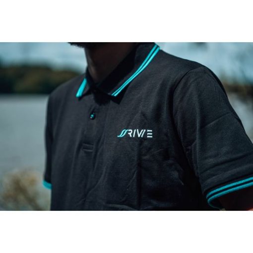 Polo rive 2025 noir black pêche-expert