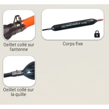 flotteur fun fishing carpodrome pate 6 pêche-expert
