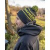 bonnet matrix grey lime bobble hat pêche-expert