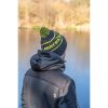 bonnet matrix grey lime bobble hat pêche-expert