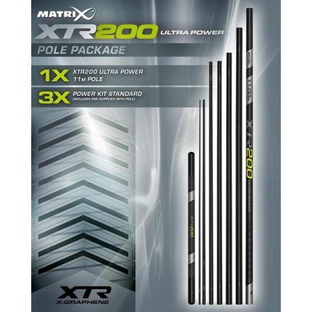pack canne carpe matrix XTR xtr200 11m pêche-expert