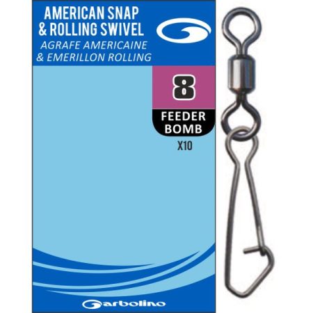 Agrafe américaine avec émerillon Garbolino