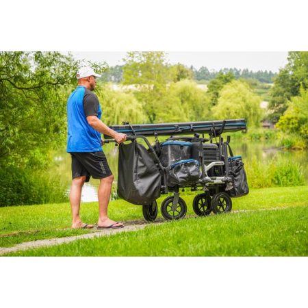 Chariot Preston NEW 4 Wheel Shuttle 4 roues tout terrain pour le transport du matériel de pêche