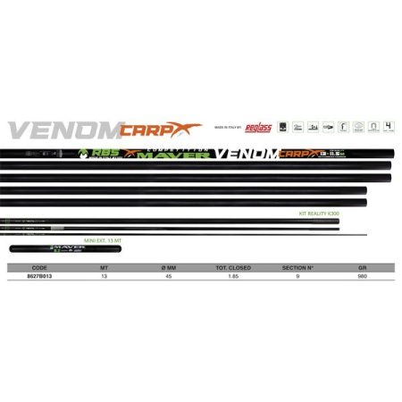 canne maver venom carp haut de gamme reglass
