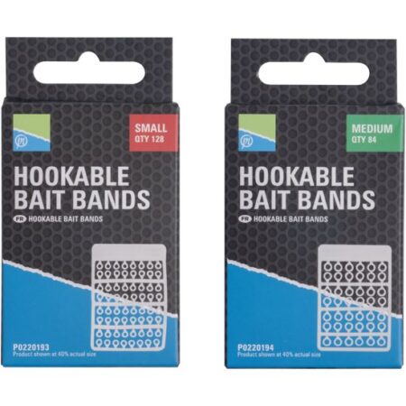 Hookable Bait Bands Preston élastiques à pellet pour montage au cheveu