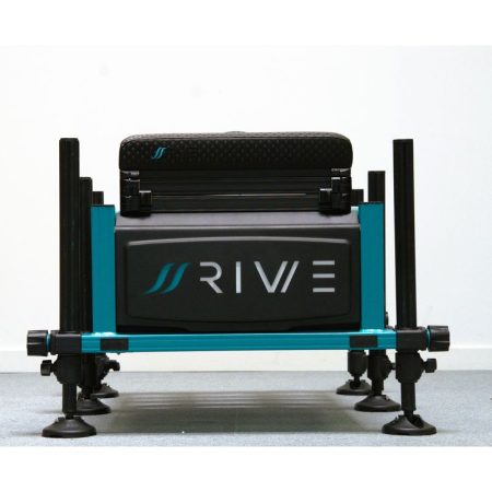 Station de pêche RIVE ST8 3.0 Full Black et Aqua en aluminium pour pêche au coup