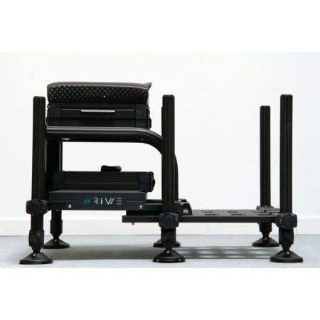 Station de pêche RIVE ST8 3.0 Full Black et Aqua en aluminium pour pêche au coup