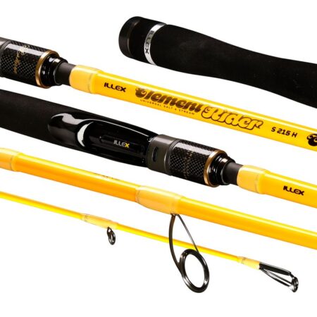 Canne spinning Illex ELEMENT RIDER X5 S 215 H THUNDER BOLT pour la pêche verticale des gros carnassiers