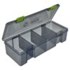 Boîte de rangement Sensas Compact Box M et L avec 4 compartiments pour petit matériel de pêche