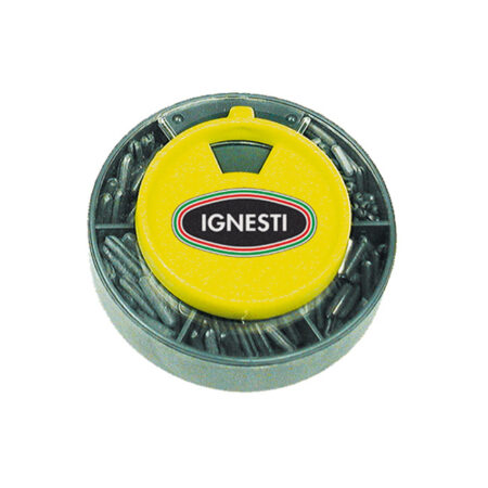 Boîte d'olivettes Ignesti Pro Mascot M27 assortiment de plombs ronds de 2 à 3 mm