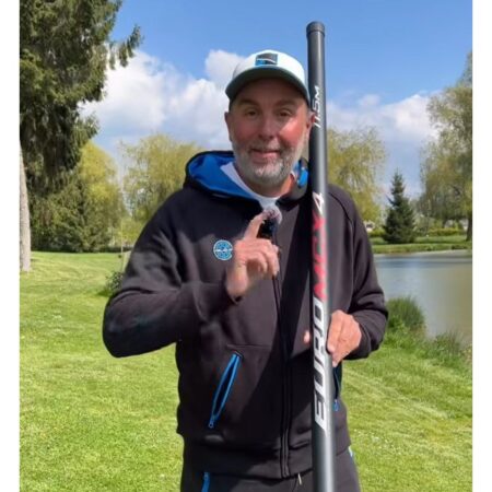 Canne au coup Euro MCX4 10M Pole Preston Innovations carbone graphène