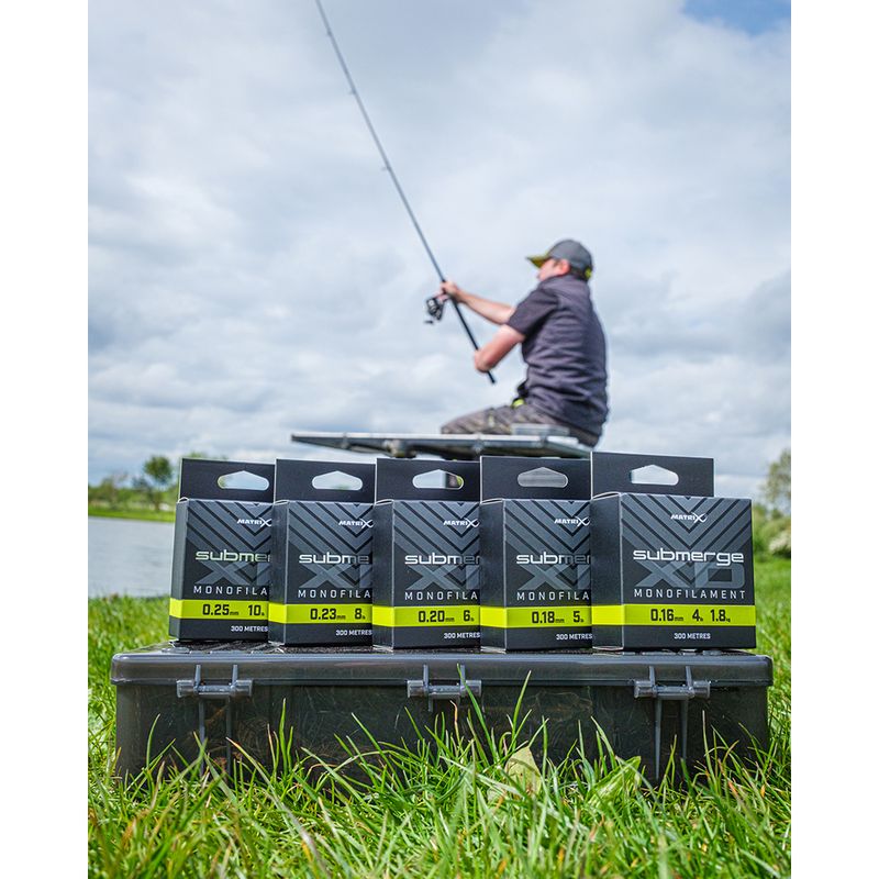Matrix Submerge XD Mono 300 m nylon de pêche haute résistance pour feeder, Waggler et carpodrome