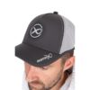 Matrix Surefit Cap Grey casquette de pêche grise légère avec logo Matrix 3D et fermeture réglable