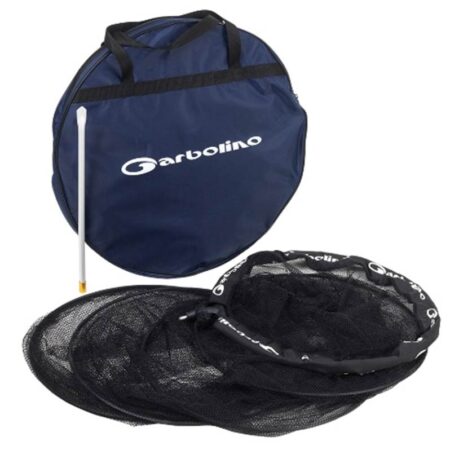 Ensemble Practis bourriche ronde orientable 1,80 m avec sac et pique pour la pêche au coup