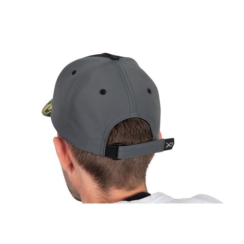 Casquette Matrix Faded Print Cap Black 5 panneaux en Ripstop