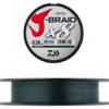 Tresse Daiwa J-Braid x8 verte 8 brins fabriquée au Japon